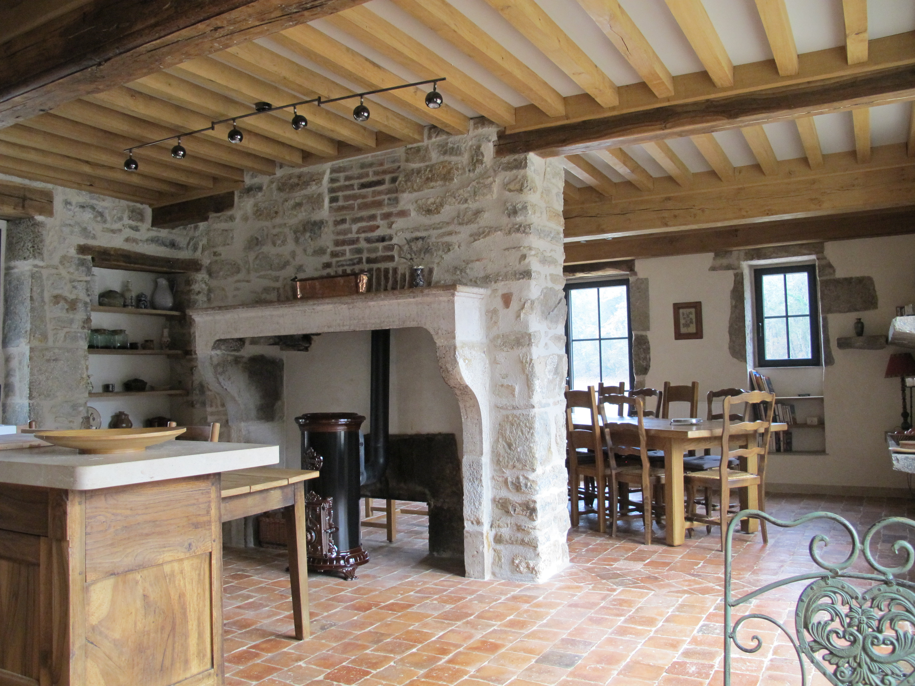 La cuisine / salle à manger