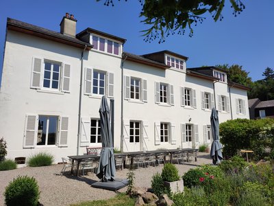 Le château avec sa terrasse