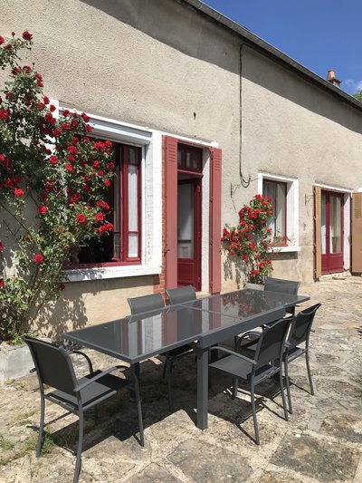 terrasse maison vacances Morvan