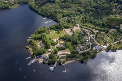 Vue aérienne du domaine