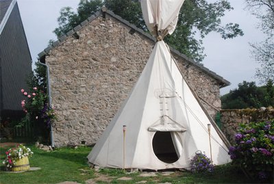 les Tipis  de la Bulle verte