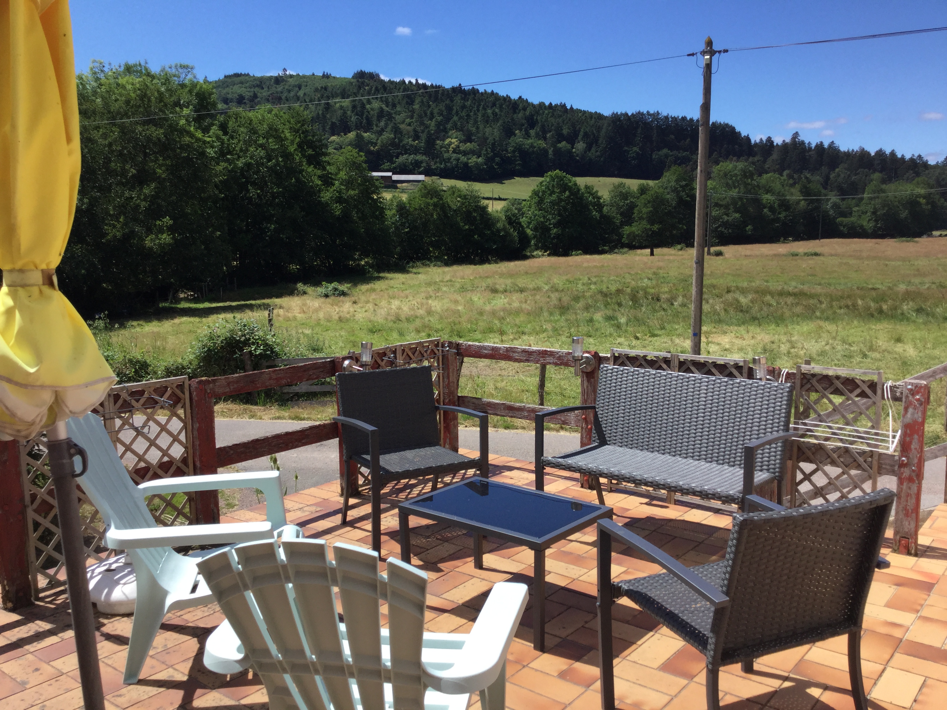 Vue de la terrasse