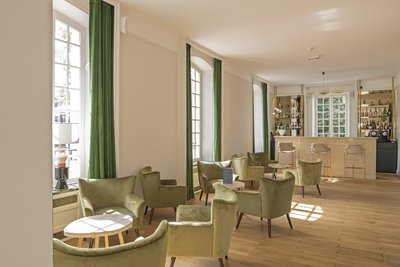 salon bar - Hôtel de la Poste et du Lion d'or - Vézelay