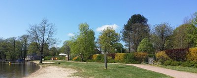 la plage à coté du Camping de l'Etang du Goulot