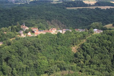 Saint-André en Morvan Vue aérienne