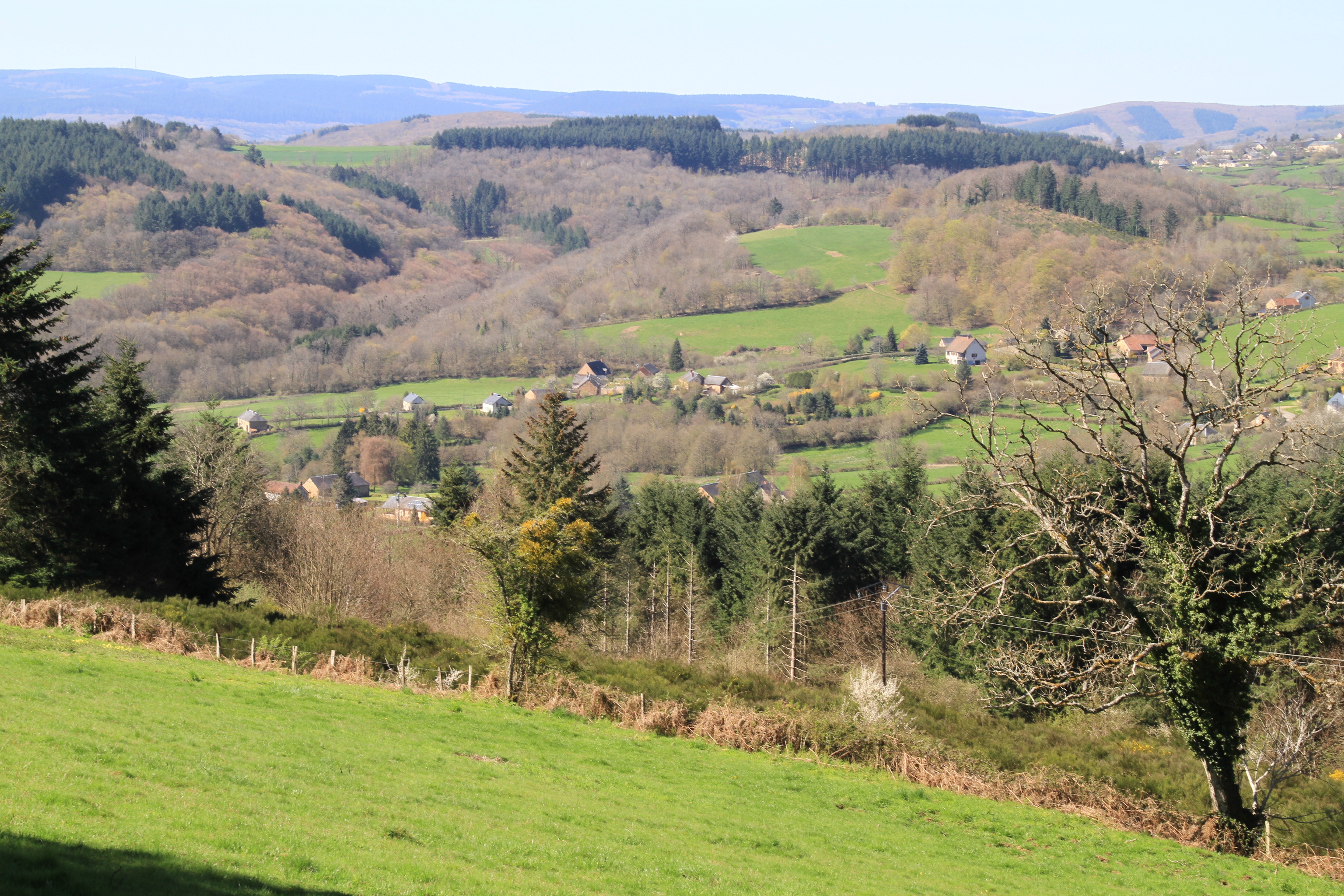 Paysage Cussy en Morvan